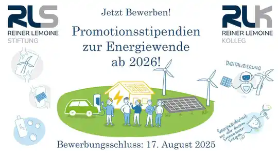 Bewerbungsphase für Promotionsstipendien der Reiner Lemoine Stiftung ab 2026 geöffnet! 