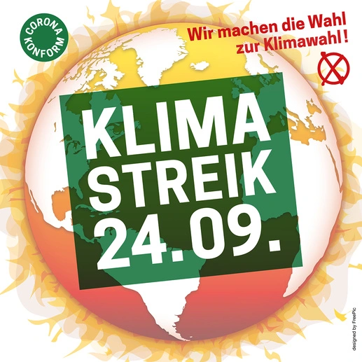 Mitkommen zum Klimastreik!